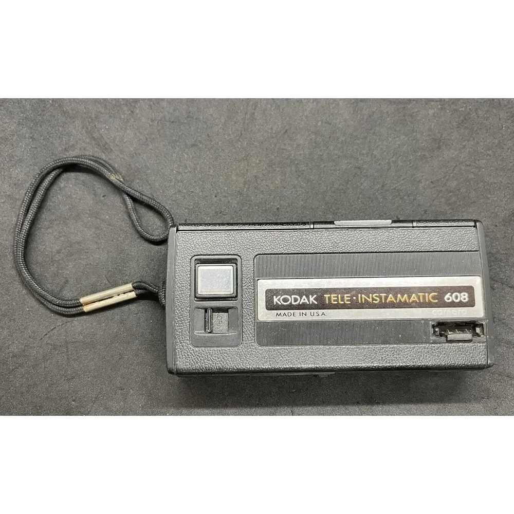 ⭐ Kodak 608 Tele Instamatic 110 Film Camera‎ - Made In USA